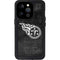 NFL Tennessee Titans Black & White iPhone 14 Pro Waterproof Case