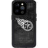 NFL Tennessee Titans Black & White iPhone 14 Pro Waterproof Case