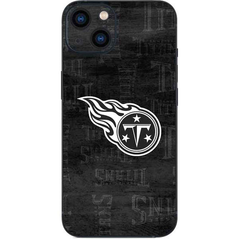 NFL Tennessee Titans Black & White iPhone 15 Skin