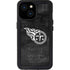 NFL Tennessee Titans Black & White iPhone 15 Waterproof Case