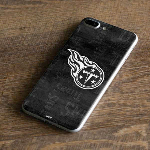 NFL Tennessee Titans Black & White iPhone 7 Plus Skin