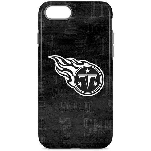 NFL Tennessee Titans Black & White iPhone 7 Pro Case