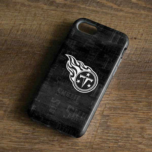 NFL Tennessee Titans Black & White iPhone 7 Pro Case