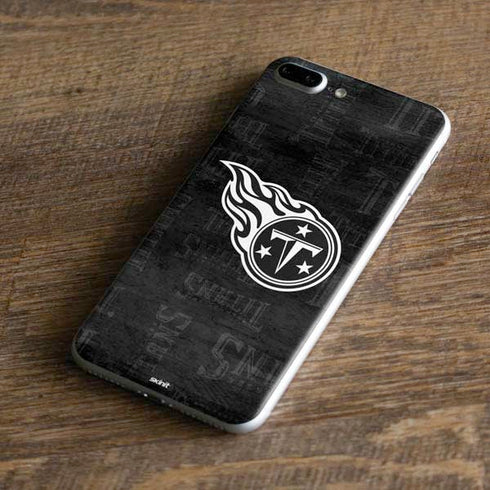 NFL Tennessee Titans Black & White iPhone 8 Plus Skin