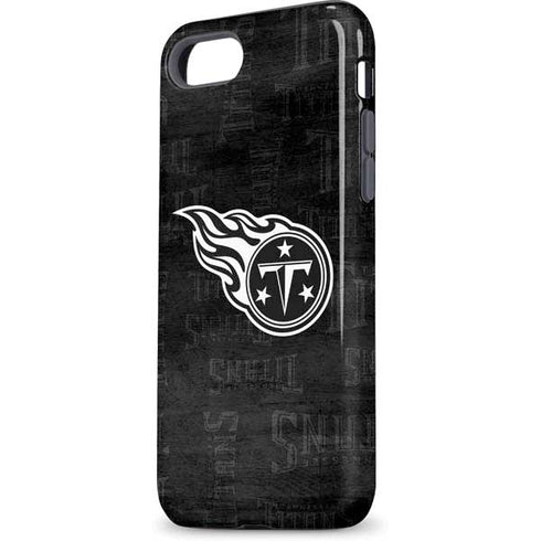 NFL Tennessee Titans Black & White iPhone 8 Pro Case