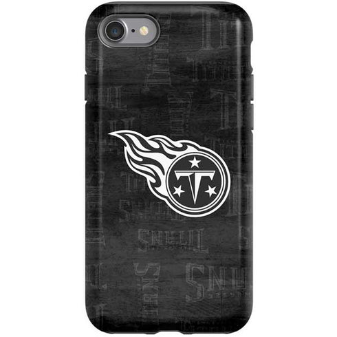 NFL Tennessee Titans Black & White iPhone SE (2nd & 3rd Gen) Pro Case