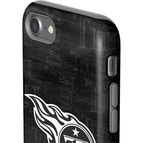 NFL Tennessee Titans Black & White iPhone SE (2nd & 3rd Gen) Pro Case