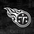 NFL Tennessee Titans Black & White iPhone X Pro Case