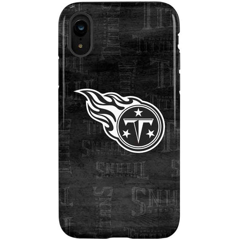 NFL Tennessee Titans Black & White iPhone XR Pro Case