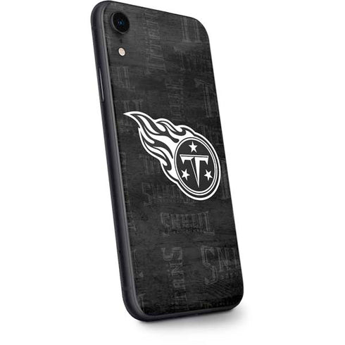 NFL Tennessee Titans Black & White iPhone XR Skin