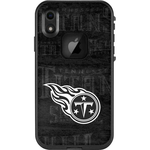 NFL Tennessee Titans Black & White LifeProof Fre iPhone Skin