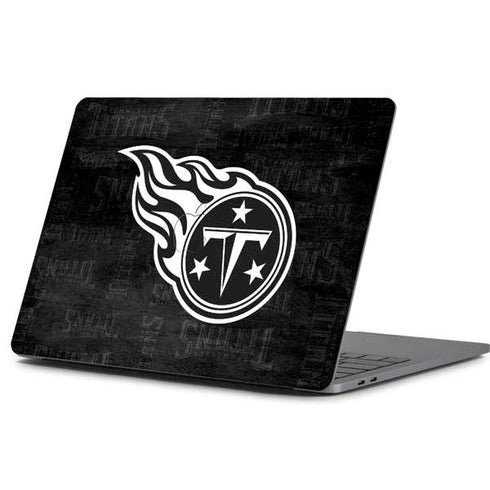 NFL Tennessee Titans Black & White Apple MacBook Pro 13-inch Skin
