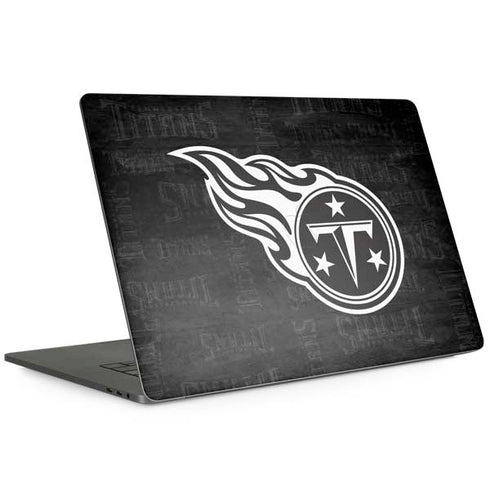 NFL Tennessee Titans Black & White Apple MacBook Pro 15-inch Skin