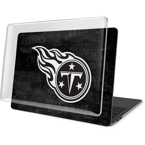 NFL Tennessee Titans Black & White MacBook Pro 15in (2016-19) Case plus Skin