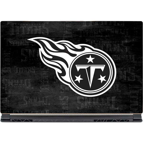 NFL Tennessee Titans Black & White MSI GS65 Stealth Laptop Skin