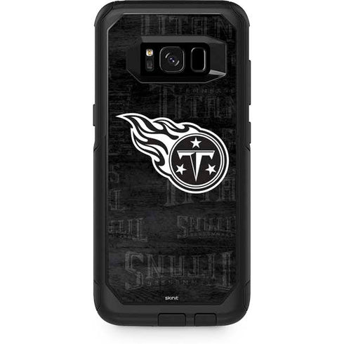 NFL Tennessee Titans Black & White Otterbox Commuter Galaxy Skin
