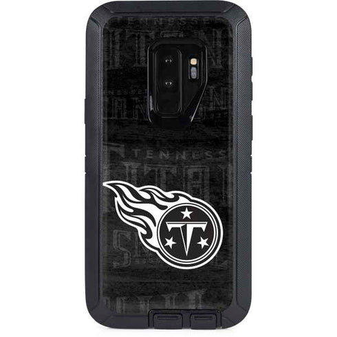 NFL Tennessee Titans Black & White Otterbox Defender Galaxy Skin
