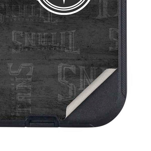 NFL Tennessee Titans Black & White Otterbox Defender iPhone Skin