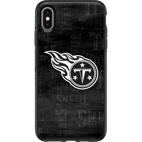 NFL Tennessee Titans Black & White Otterbox Symmetry iPhone Skin