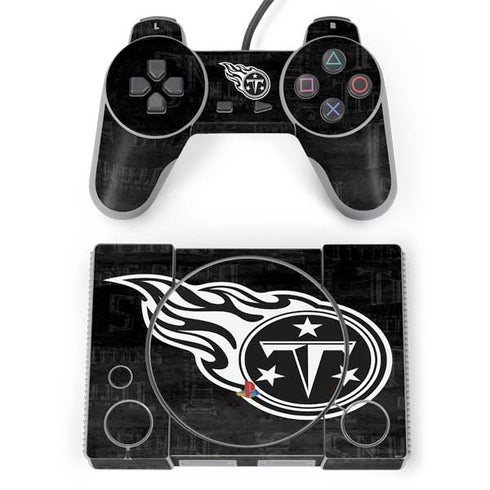 NFL Tennessee Titans Black & White PlayStation Classic Bundle Skin