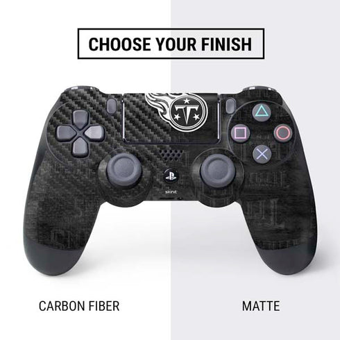 NFL Tennessee Titans Black & White PS4 Controller Skin