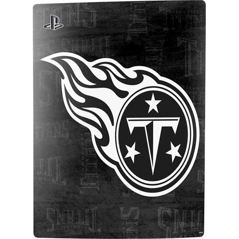 NFL Tennessee Titans Black & White PS5 Digital Edition Console Skin