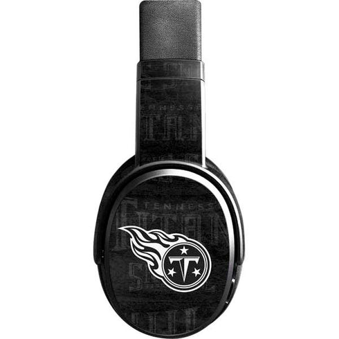 NFL Tennessee Titans Black & White Skullcandy Crusher Wireless Skin
