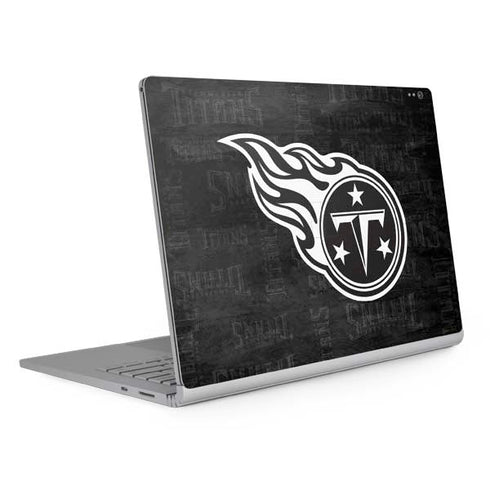 NFL Tennessee Titans Black & White Surface Book 2 13.5in Skin