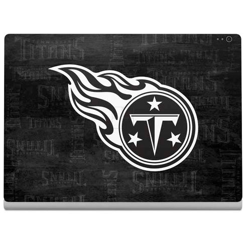 NFL Tennessee Titans Black & White Surface Book 2 13.5in Skin