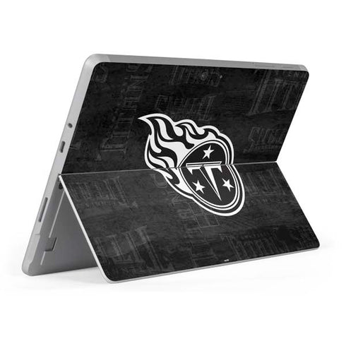 NFL Tennessee Titans Black & White Surface Go Skin