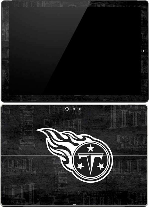 NFL Tennessee Titans Black & White Surface Pro 4 Skin