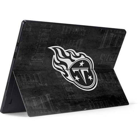 NFL Tennessee Titans Black & White Surface Pro 6 Skin