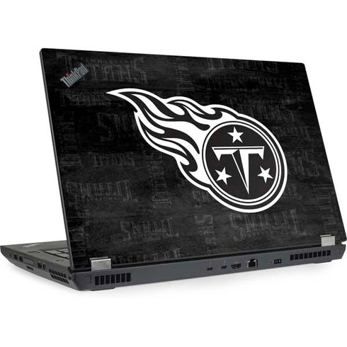 NFL Tennessee Titans Black & White Lenovo ThinkPad Skin