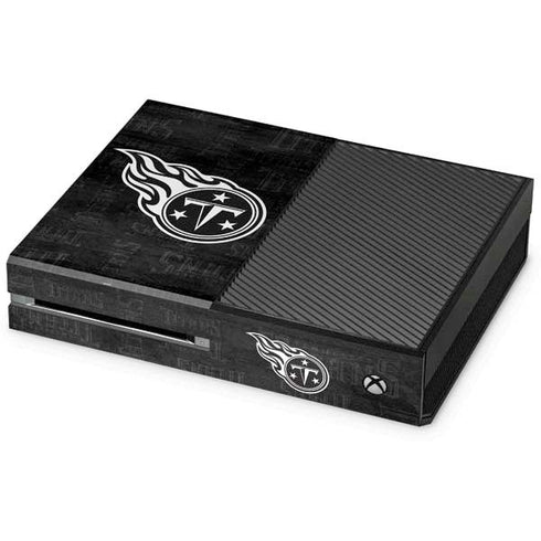 NFL Tennessee Titans Black & White Xbox One Console Skin