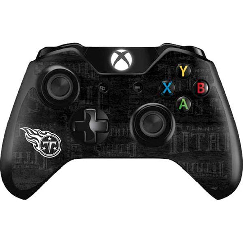 NFL Tennessee Titans Black & White Xbox One Controller Skin