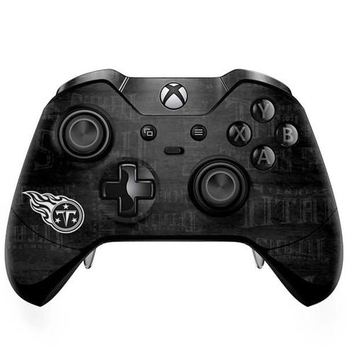 NFL Tennessee Titans Black & White Xbox One Elite Controller Skin