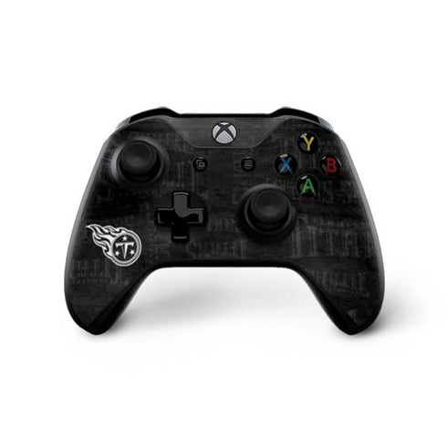 NFL Tennessee Titans Black & White Xbox One X Controller Skin