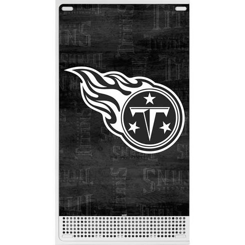 NFL Tennessee Titans Black & White Xbox Series S Console Skin