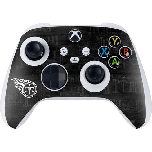 NFL Tennessee Titans Black & White Xbox Series S Controller Skin