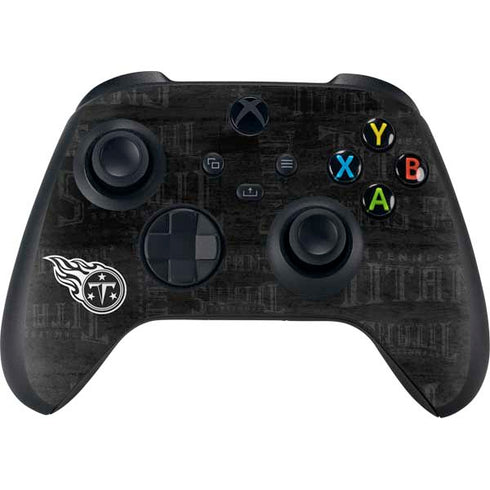 NFL Tennessee Titans Black & White Xbox Series X Controller Skin