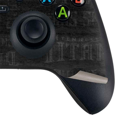 NFL Tennessee Titans Black & White Xbox Series X Controller Skin