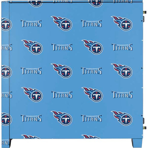 NFL Tennessee Titans Blitz Series Corsair 4000D Tempered Glass Mid-Tower ATX Case Skin