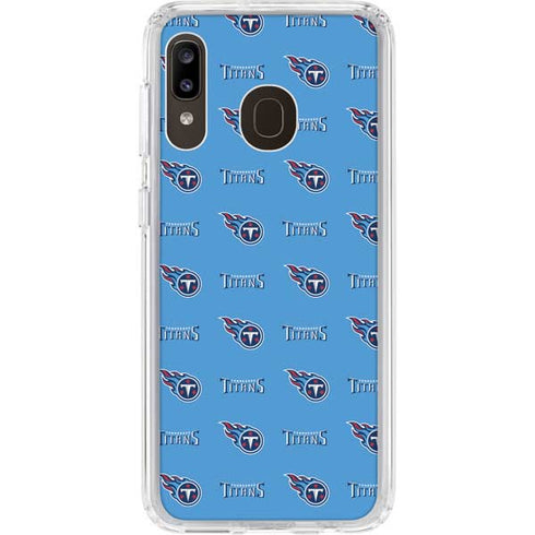 NFL Tennessee Titans Blitz Series Galaxy A20 Clear Case