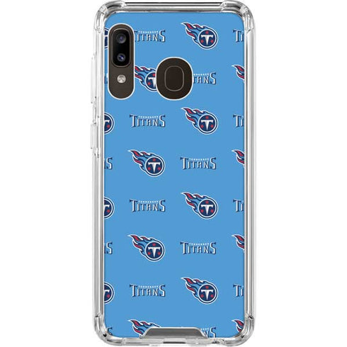 NFL Tennessee Titans Blitz Series Galaxy A30 Clear Case