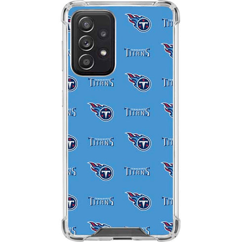 NFL Tennessee Titans Blitz Series Galaxy A52 5G Clear Case