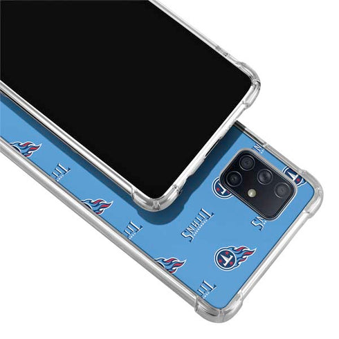 NFL Tennessee Titans Blitz Series Galaxy A71 5G Clear Case