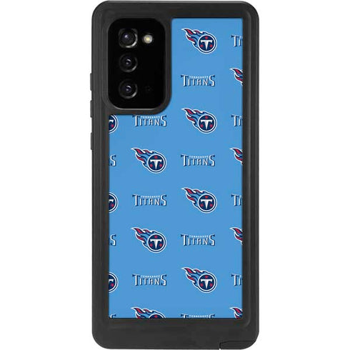 NFL Tennessee Titans Blitz Series Galaxy Note20 5G Waterproof Case