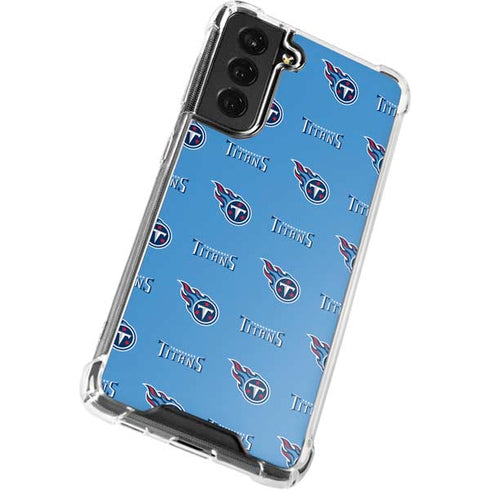 NFL Tennessee Titans Blitz Series Galaxy S21 FE Clear Case