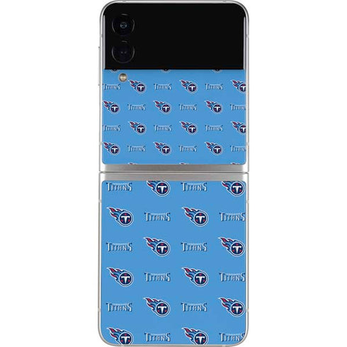 NFL Tennessee Titans Blitz Series Galaxy Z Flip3 5G Skin