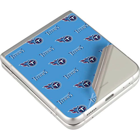 NFL Tennessee Titans Blitz Series Galaxy Z Flip3 5G Skin